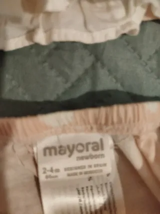 Vestido y braguita Mayoral 2-4 meses