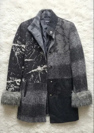 Chaqueta Desigual Talla 36 Tricolor