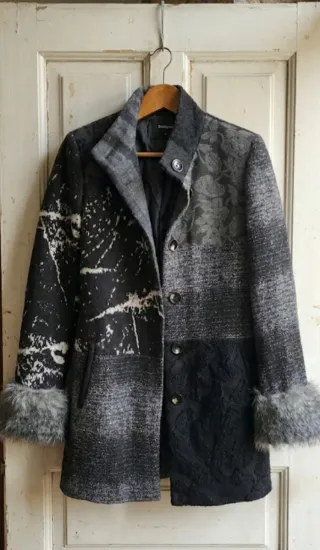 Chaqueta Desigual Talla 36 Tricolor