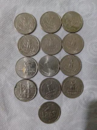 Lotto di monete americane