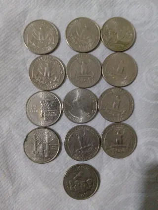 Lotto di monete americane