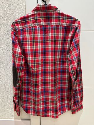 Camisa Sfera cuadros multicolor rojo