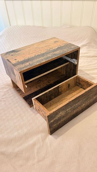 Mesitas de noche rústicas (2 unidades)