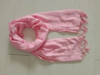 BUFANDA PAÑUELO FULAR DE MUJER ROSA