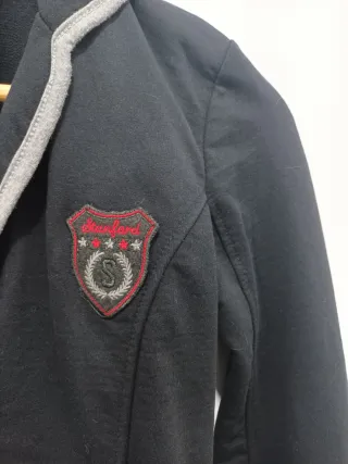 Chaqueta Americana negro mujer BKS estilo Preppy