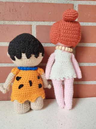 Muñecos Amigurumi Los Picapiedra