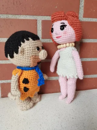 Muñecos Amigurumi Los Picapiedra