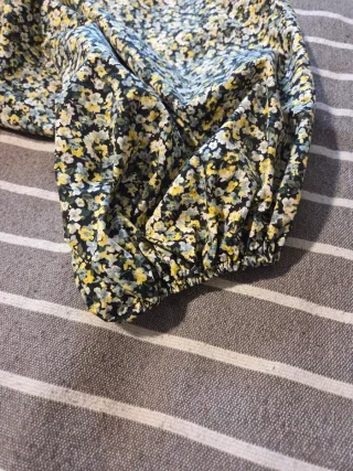 Abito H&M floreale verde e giallo