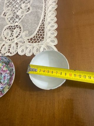 Taza y plato porcelana antigua China