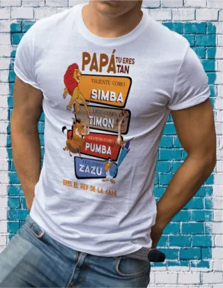 Camiseta Día del Padre Rey de la Casa