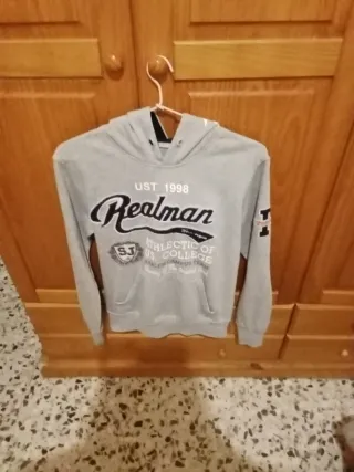 Sudadera invierno gris Realman niño