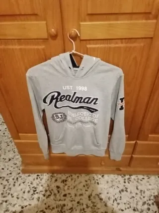Sudadera invierno gris Realman niño