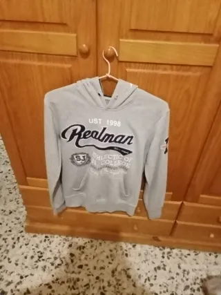 Sudadera invierno gris Realman niño