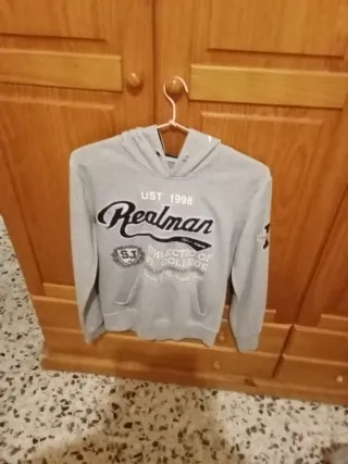 Sudadera invierno gris Realman niño