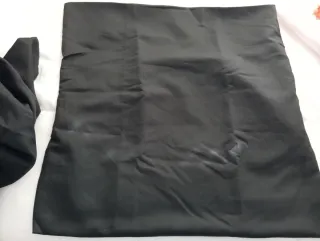 2 Fundas Cojín Satén Negro