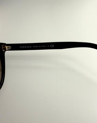 Occhiali da sole Versace neri/marroni originali