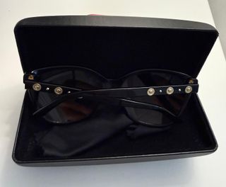 Occhiali da sole Versace neri/marroni originali