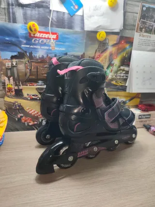 Patines Oxelo Active Fit.3 T/M, rodilleras, casco