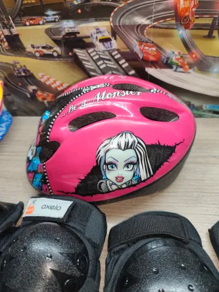 Patines Oxelo Active Fit.3 T/M, rodilleras, casco