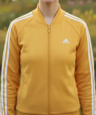 Chaqueta Adidas Retro Dorada Talla 42