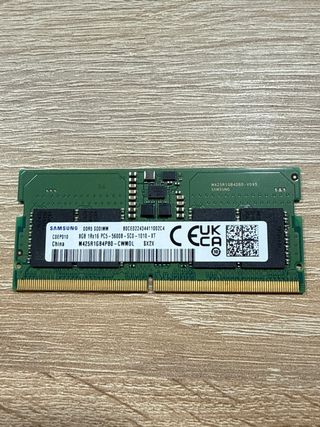 Memória RAM 8GB DDR5 5600MHz Samsung – Portátil