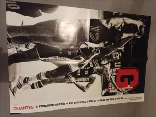 4 Pósters 60x40 cm Fernando Martín Real Madrid