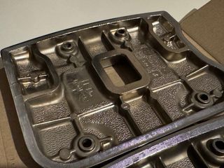 Tapas Softail Cromadas Tapas EMD negras