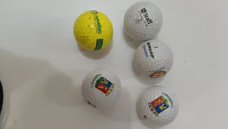 Lote 5 Pelotas de Golf (Dunlop, Staff, Novelec)