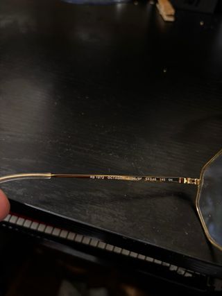 Gafas Ray-Ban Octagon 1972 Doradas