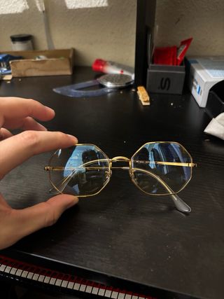 Gafas Ray-Ban Octagon 1972 Doradas