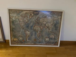 Puzzle Mapa Mundi Armado 4000 Piezas