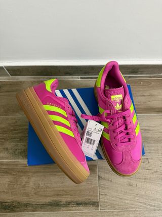 Adidas Gazelle Bold Scarpe Donna Rosa/giallo