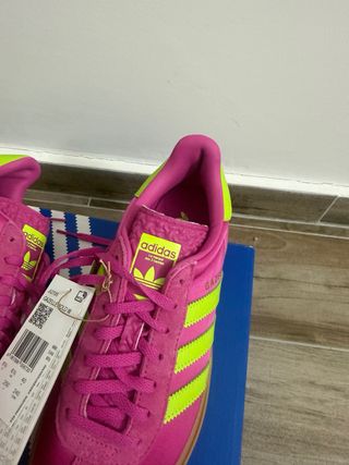 Adidas Gazelle Bold Scarpe Donna Rosa/giallo