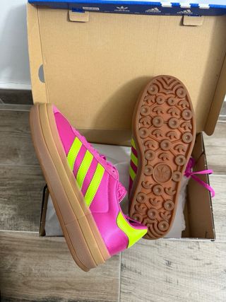 Adidas Gazelle Bold Scarpe Donna Rosa/giallo