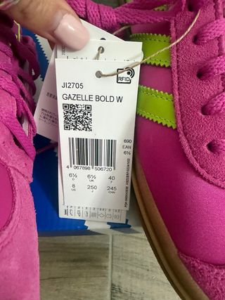 Adidas Gazelle Bold Scarpe Donna Rosa/giallo