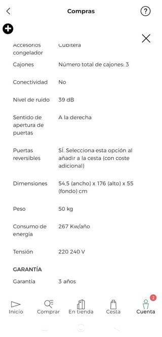 Nevera Candy Low Frost CCT3L517FW