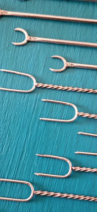 ANTIGUO PALILLERO CRISTAL TALLADO Y PLATA