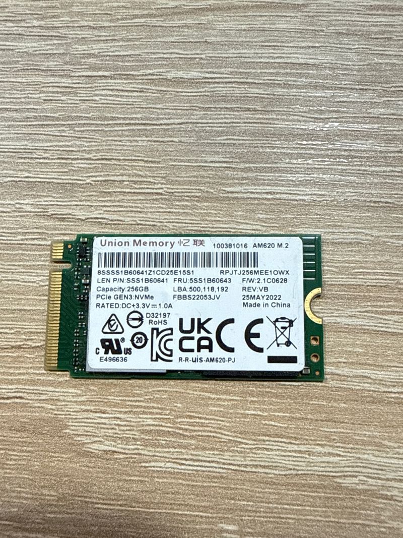 SSD M.2 NVMe 256GB Union Memory – Alta Velocidad