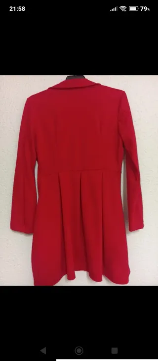 Chaqueta blazer roja elegante