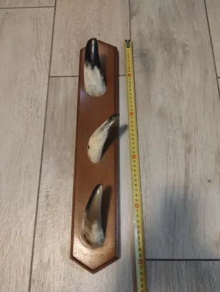 Appendiabiti Design Corno Legno