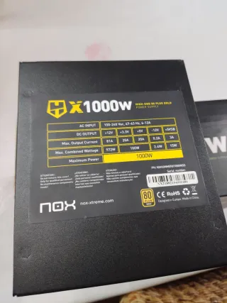 Fuente Alimentación NOX Hummer X 1000W