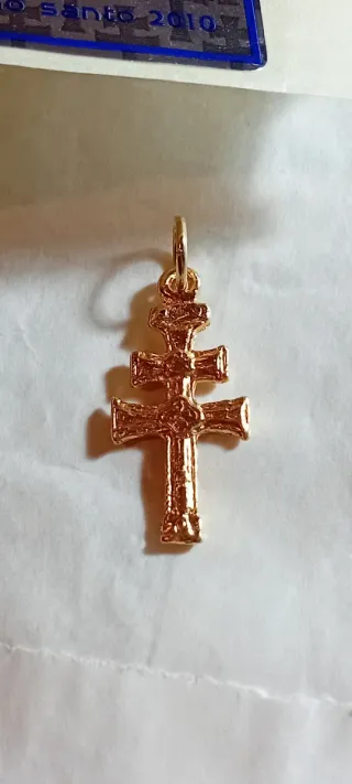 Colgante Cruz Caravaca Año Santo 2010