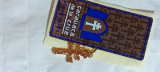 Colgante Cruz Caravaca Año Santo 2010