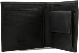 Cartera Piel Negra Levi's Hombre