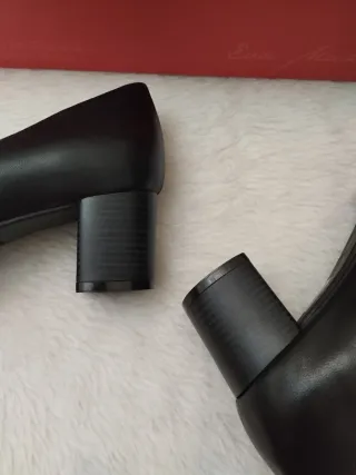 Scarpe in pelle nere Eva Mañas da donna