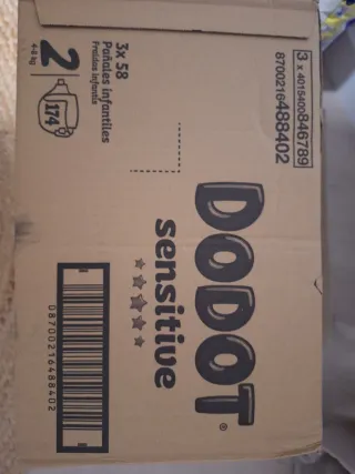 298 Pañales Dodot Sensitive Talla 2 (4-8 kg)