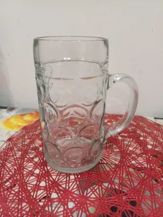 Boccale Paulaner e 2 bicchieri Bulldog