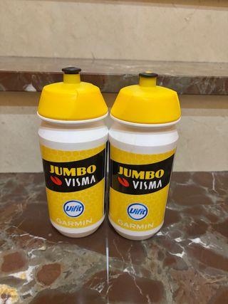 2 Botellas Ciclismo Jumbo Visma Garmin