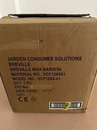 Cafetera Breville Barista Max