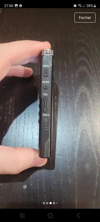 Gravador de Voz Digital Portátil